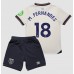 Maillot de foot West Ham United Mateus Fernandes #18 Extérieur vêtements enfant 2025-26 Manches Courtes (+ pantalon court)